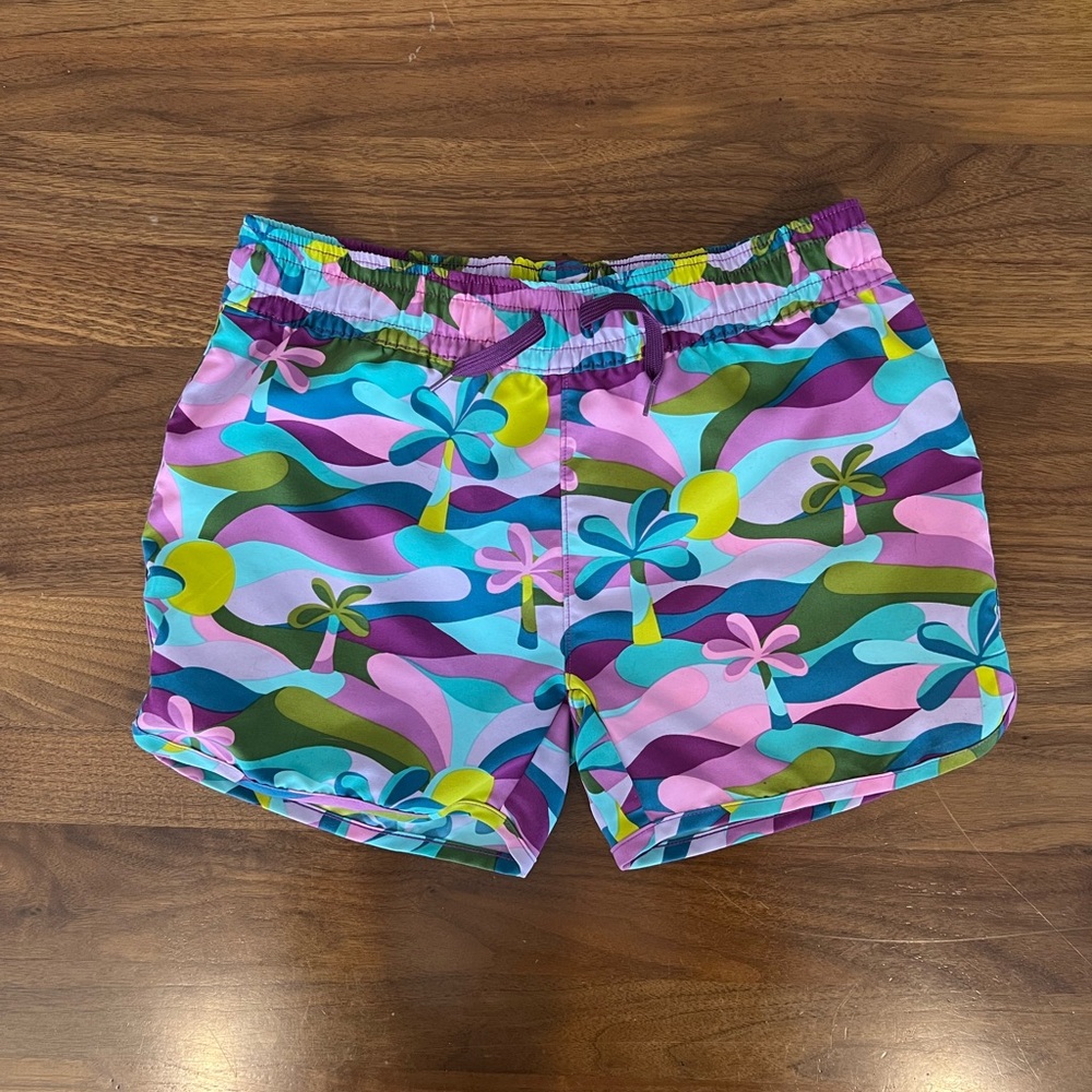 Garnet Hill Girls Seaside Board Shorts